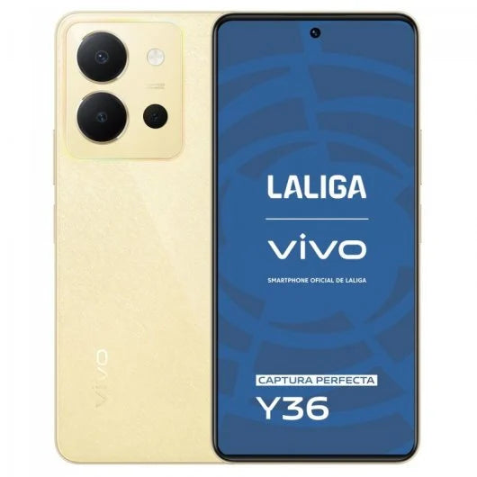 Vivo Y36 Vibrant Gold – Smartphone 5G con 256GB, 8GB RAM, cámara de 50MP y pantalla de 6.64” FHD+