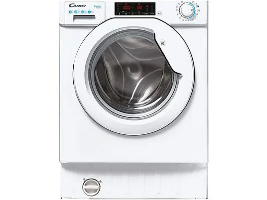 Lavadora Integrable Candy CBW 48TWME-S 8kg 1400rpm Clase A con Motor Inverter, Mix Power System+ y 9 Ciclos Rápidos