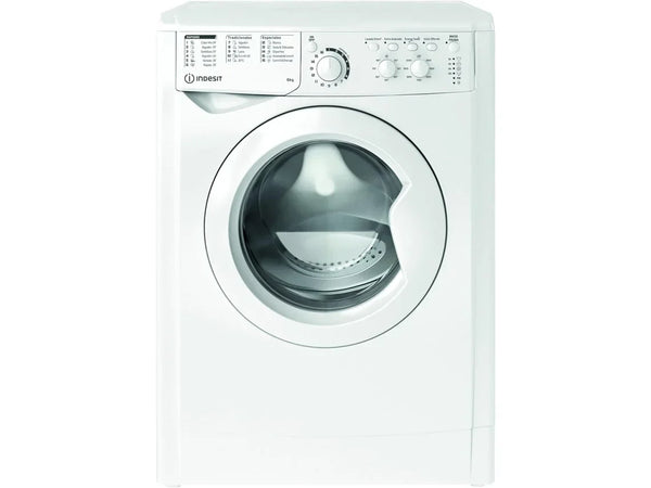 Lavadora Indesit EWC61050WSPN 6kg 1000rpm Clase F con 16 Programas, Inicio Diferido y Carga Frontal Blanca