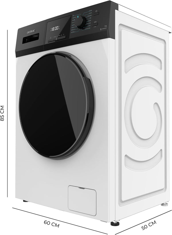 Lavadora Cecotec Bolero DressCode 7410 Inverter A 7kg 1200rpm Clase A con SteamMax