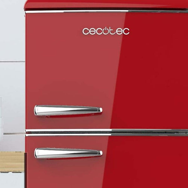 Frigorífico Retro Cecotec Bolero CoolMarket 2D Origin 215 Rojo, Diseño y Funcionalidad