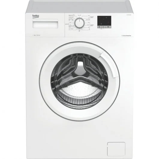 Lavadora Beko WTE7611BWR 7kg 1200rpm Clase D con AquaWave, Volumaxx y Programa Rápido 28 min