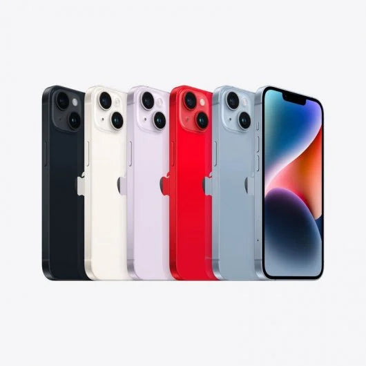 Apple iPhone 14 Plus 128GB Medianoche – Smartphone 6.7'' OLED, cámara dual de 12MP